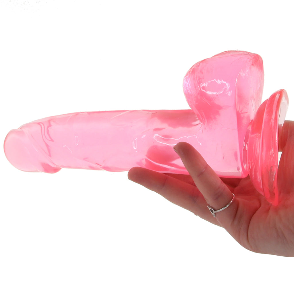 Size Queen 6 Inch Jelly Dildo in Pink - Tophatter's Adult Products Dildo Sex Toys > Realistic Dildos - Tophatter Daily Deals