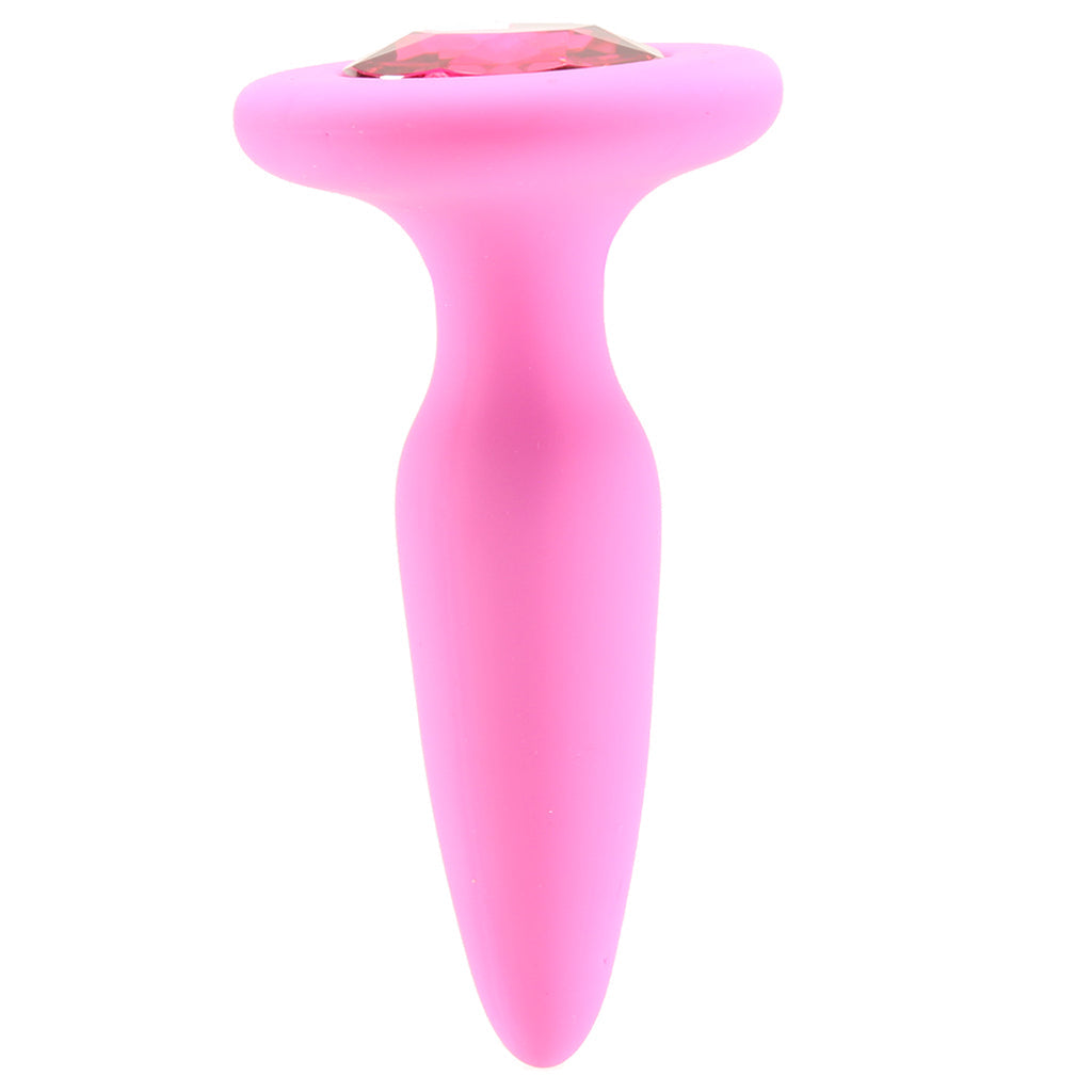 Glams Mini Pink Gem Silicone Butt Plug - Tophatter's Adult Products Anal Sex Toys > Butt Plugs - Tophatter Daily Deals