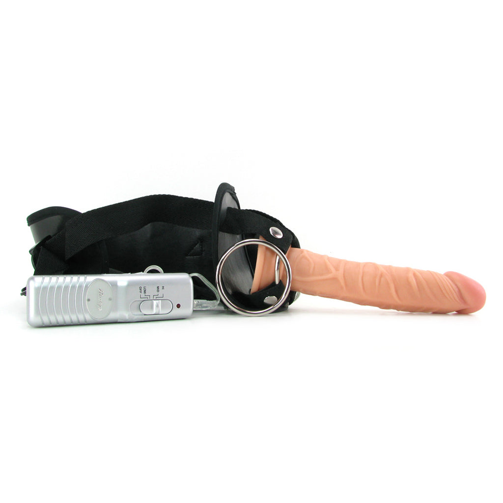 Real Skin Whoppers Vibe & Universal Harness in 7 Inches - Tophatter's Vibrator Deals Online Vibrators > Strap-On & Wearable - Tophatter Daily Deals
