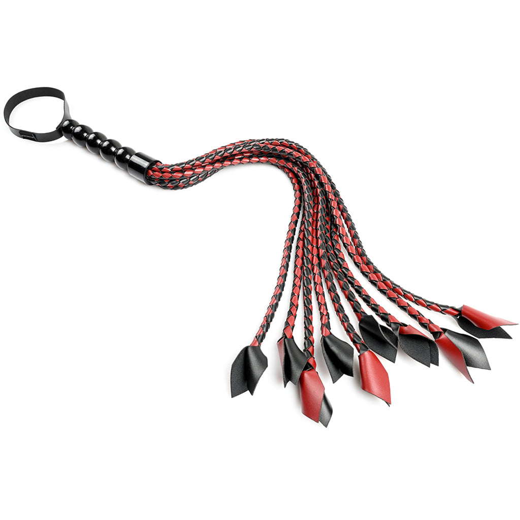 Saffron Braided Flogger - Tophatter's Adult Products Bondage and Fetish > Whips and Crops - Tophatter Daily Deals
