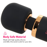 PinkCherry Premium Powered Wand in Black Vibrators > Wands - Tophatter Daily Deals