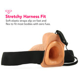 Fetish Fantasy 9 Inch Hollow Strap-On with Balls in Flesh Dildo Sex Toys > Strap-On and Harnesses - Tophatter Daily Deals
