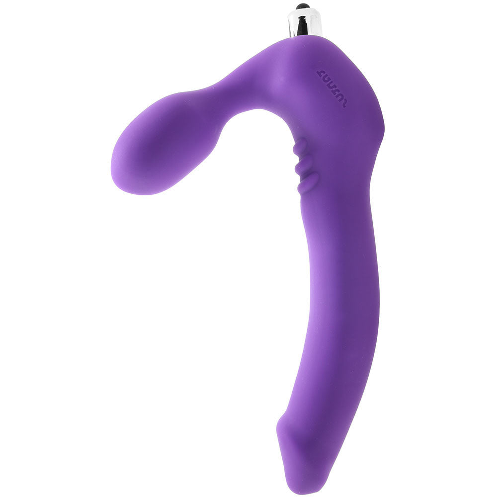 Strapless Original Double Vibrating Dildo in Violet - Tophatter's Adult Products Vibrators > Strap-On & Wearable - Tophatter Daily Deals