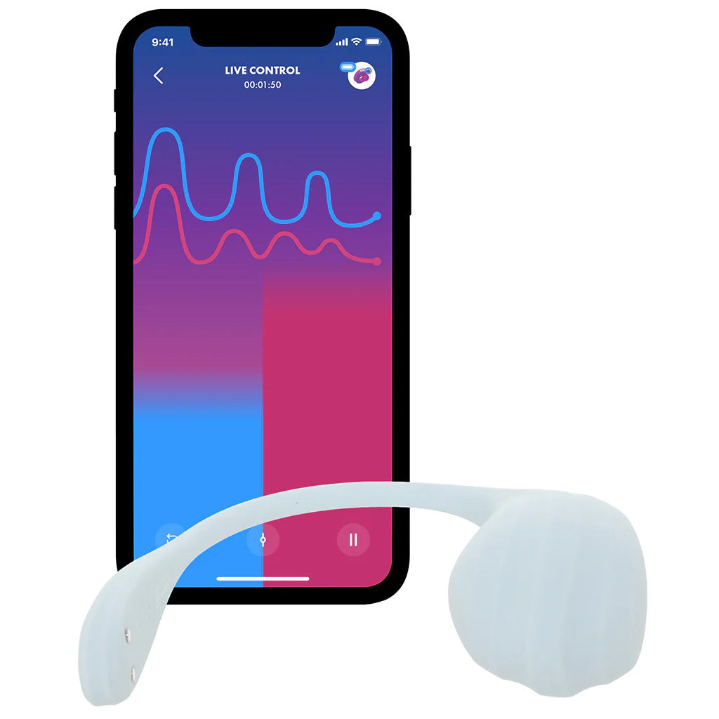 Satisfyer Smooth Petal Wearable Vibe in Light Blue Vibrators > Bullet and Egg Vibrators - Tophatter Daily Deals