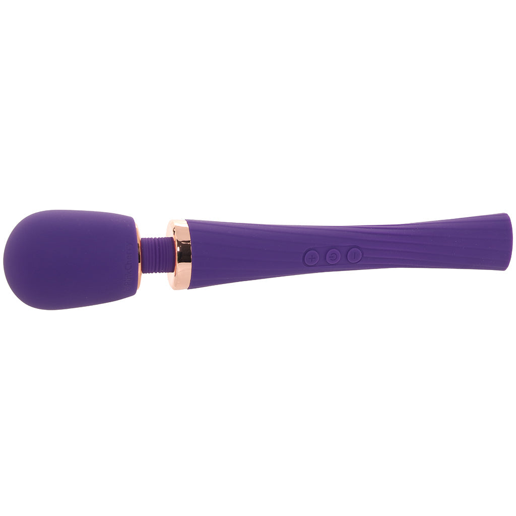 PinkCherry Luxury Slim Rechargeable Wand in Purple - Tophatter's Adult Sex Toys Online Vibrators > Wands - Tophatter Daily Deals