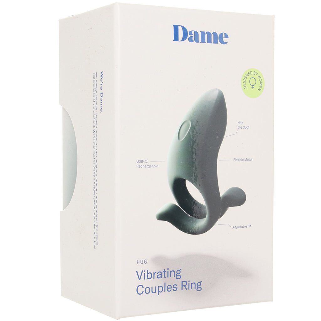 Dame Hug Vibrating Adjustable Couples Ring in Steel Cock Rings - Tophatter Daily Deals