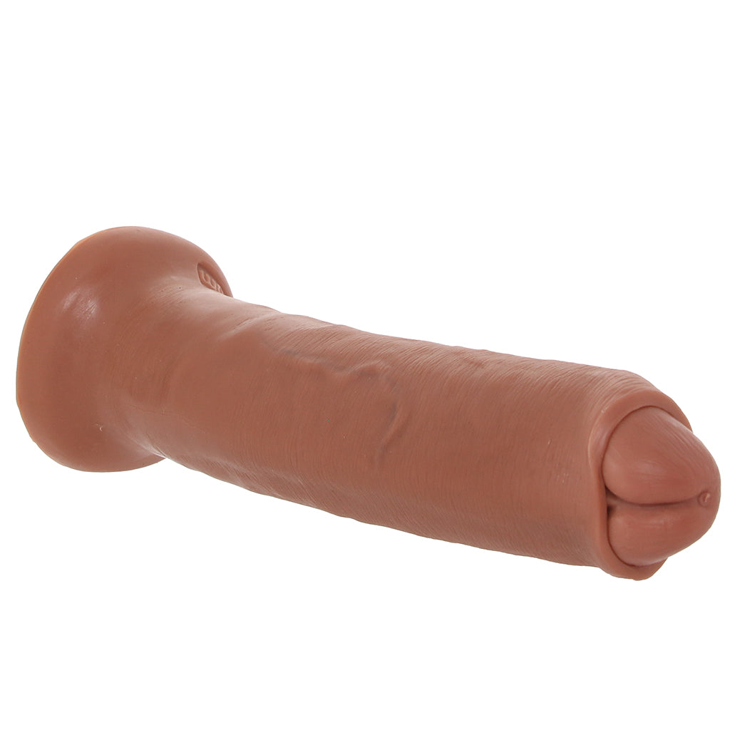 King Cock 7 Inch Slide-Skin Uncut Cock in Caramel Dildo Sex Toys > Realistic Dildos - Tophatter Daily Deals