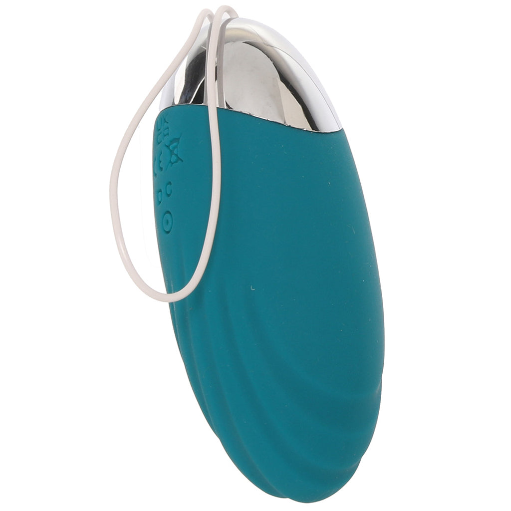 Oval Office Egg Vibe with Remote in Teal - Tophatter's Vibrator Deals Online Vibrators > Bullet and Egg Vibrators - Tophatter Daily Deals