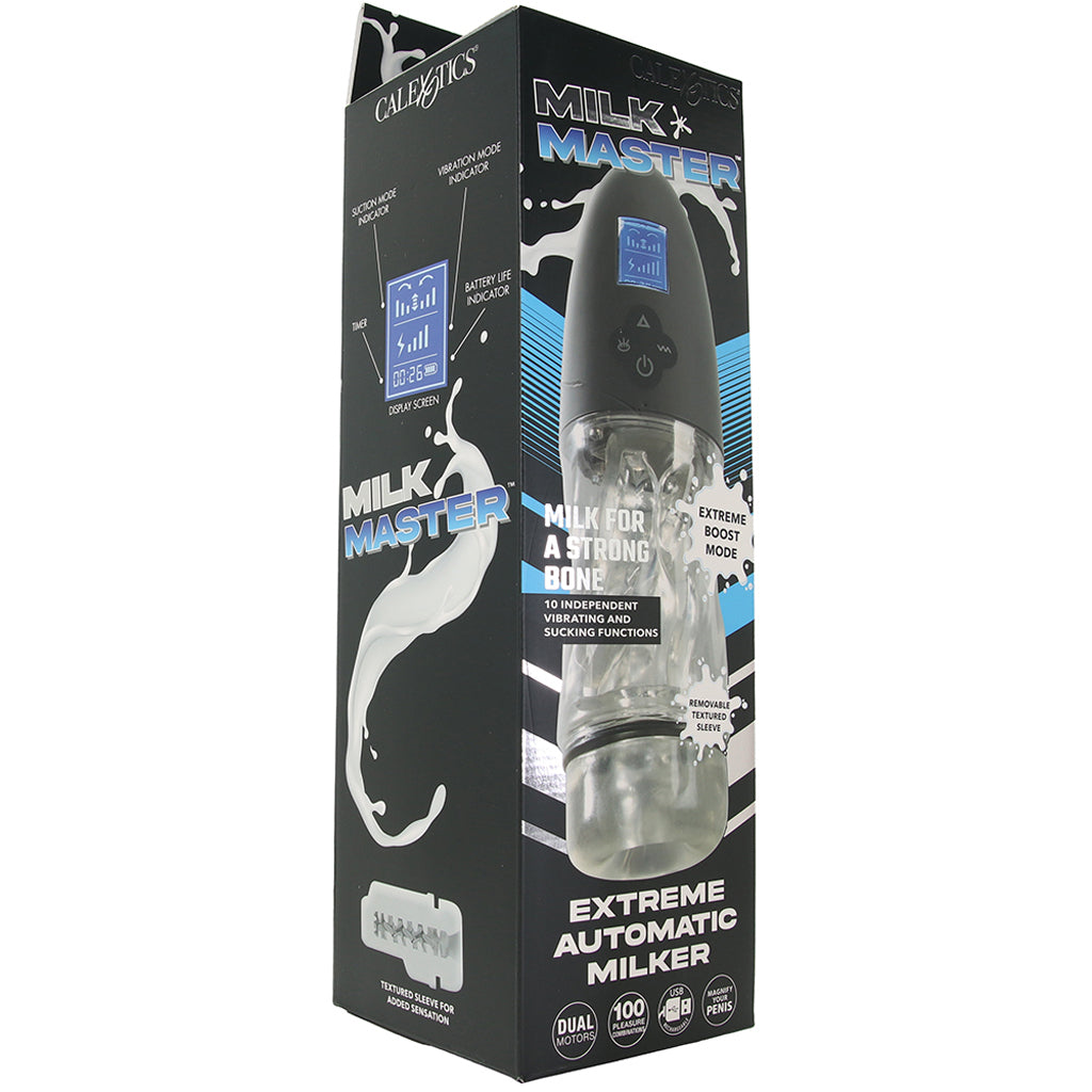 Milk Master Extreme Auto Suction Stroker - Tophatter's Adult Sex Toys Online Male Masturbators > Auto Strokers - Tophatter Daily Deals