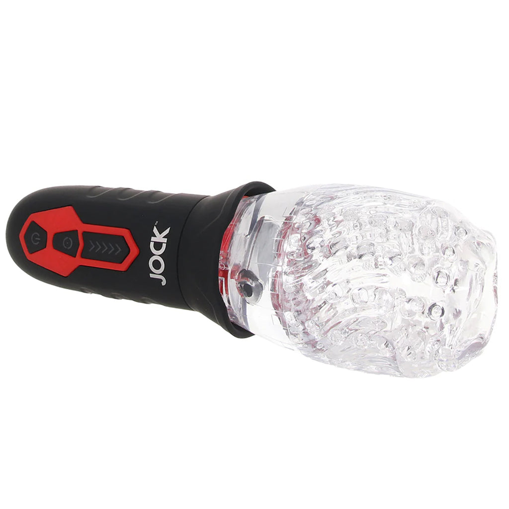Jock Spinning & Vibrating Masturbator - Tophatter's Adult Sex Toys Online Male Masturbators > Auto Strokers - Tophatter Daily Deals