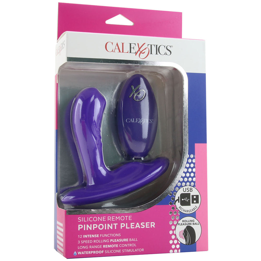 Silicone Remote PinPoint Pleaser P-Spot Vibe in Purple Anal Sex Toys > Prostate Massagers - Tophatter Daily Deals