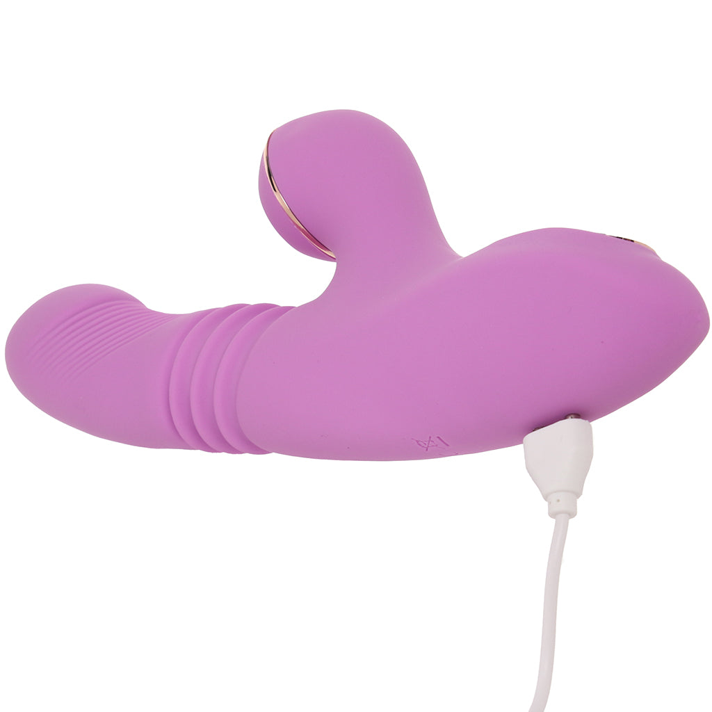 Shegasm Pro-Thrust Suction Rabbit in Pink Vibrators > Rabbit Vibrators - Tophatter Daily Deals