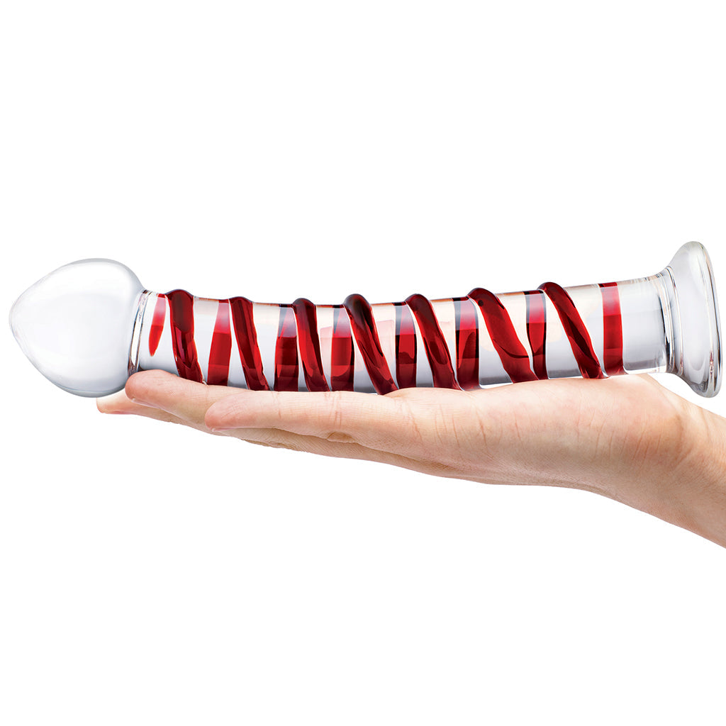 gläs 10 Inch Mr. Swirly Dildo - Tophatter's Adult Sex Toys Online Dildo Sex Toys > G-Spot Dildos - Tophatter Daily Deals