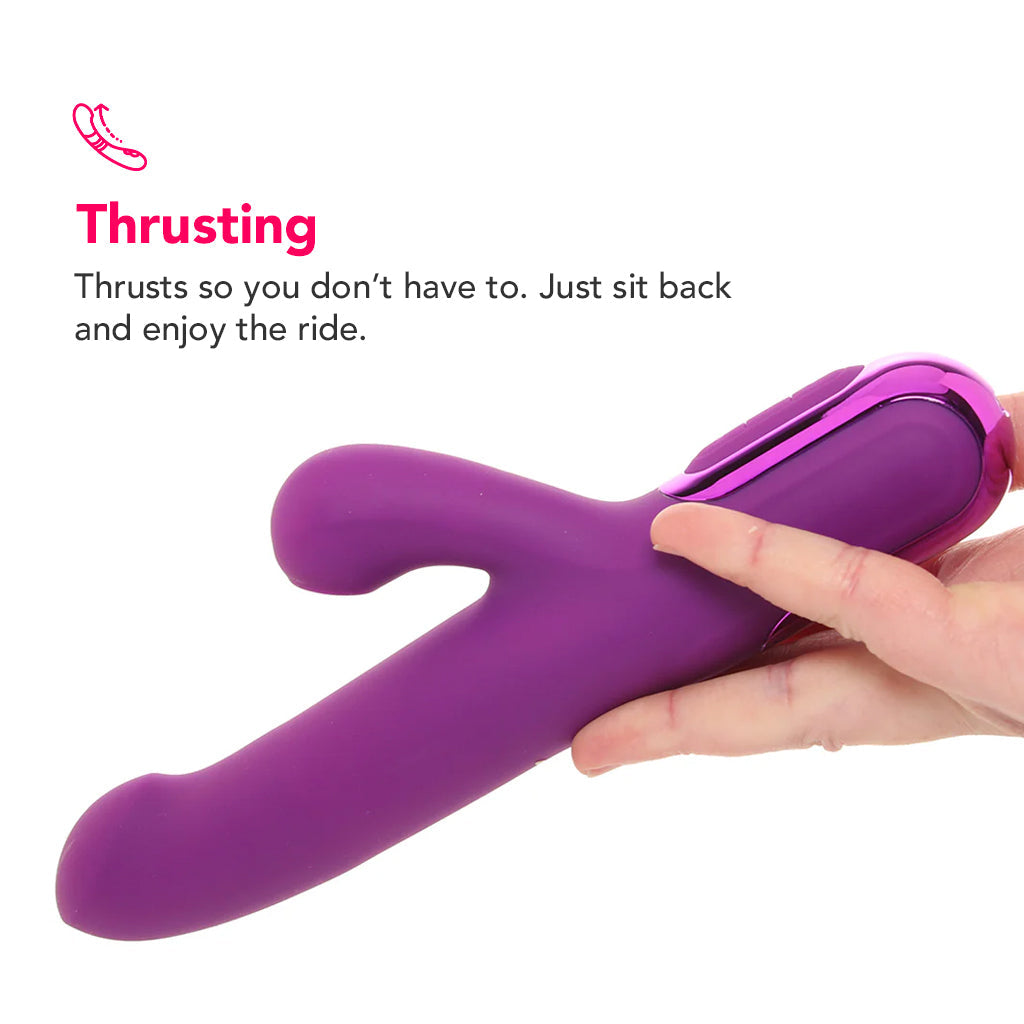 Fantasy For Her Super SoniX Thrusting Rabbit Vibe Vibrators > Rabbit Vibrators - Tophatter Daily Deals