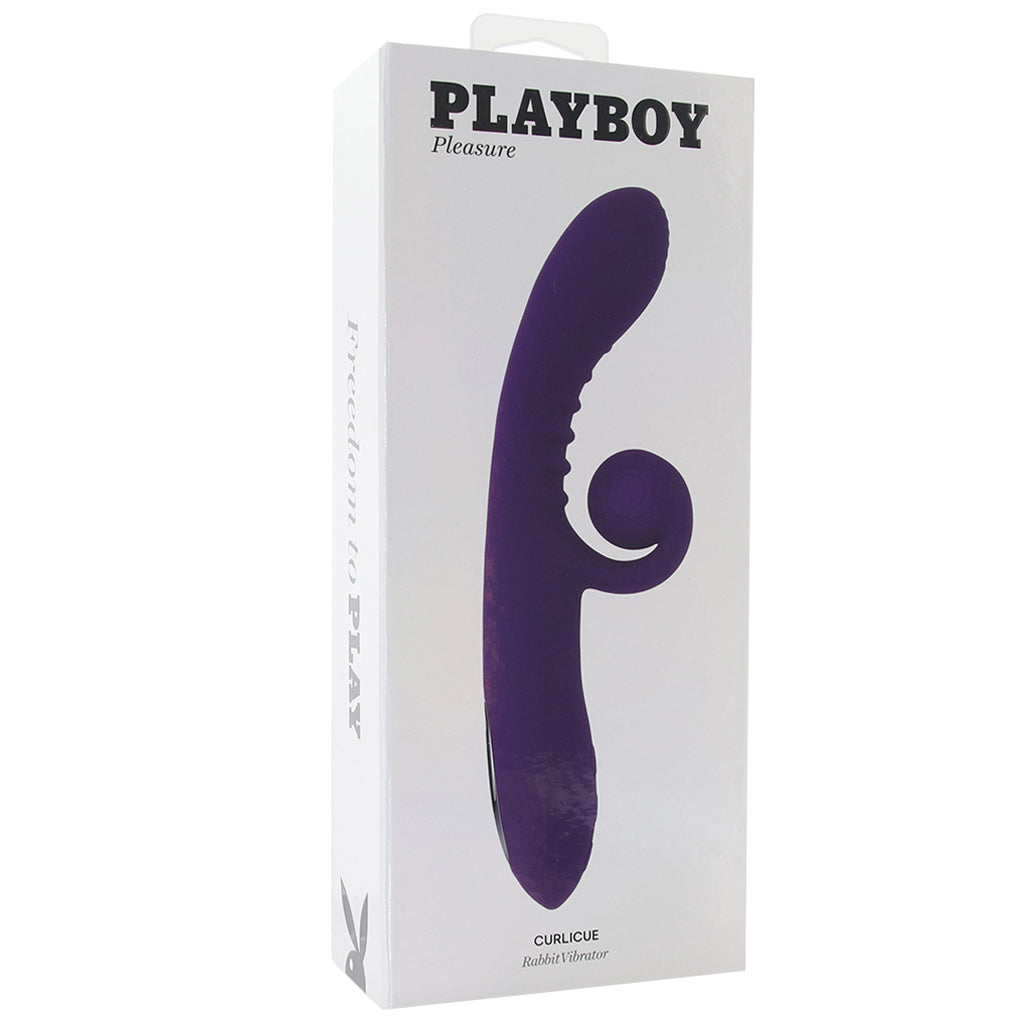 Playboy Curlicue Rabbit Vibe Vibrators > Rabbit Vibrators - Tophatter Daily Deals