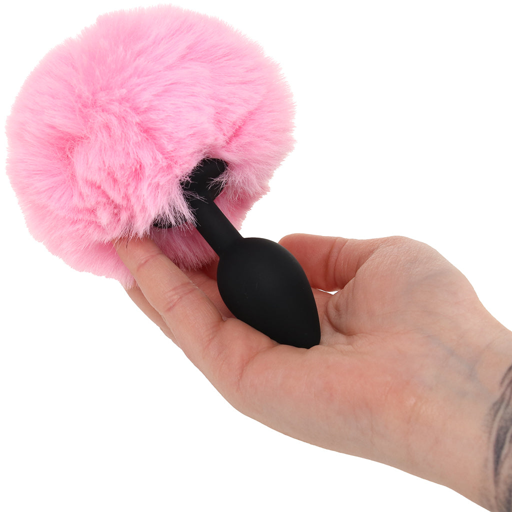 Tailz Fluffy Bunny Tail Silicone Plug in Pink Anal Sex Toys > Butt Plugs - Tophatter Daily Deals