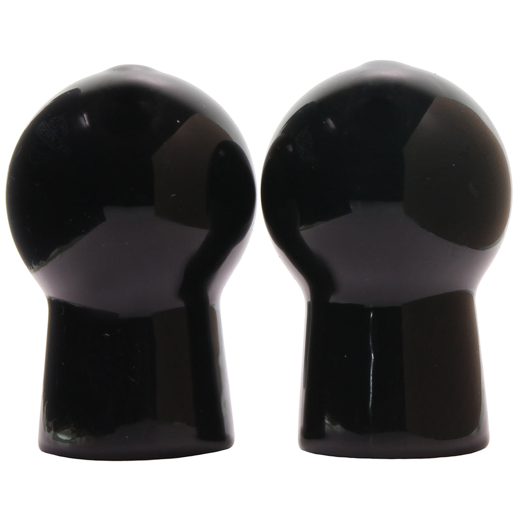 PinkCherry Advanced Nipple Suckers in Black Bondage and Fetish > Nipple Stimulators & Clamps - Tophatter Daily Deals