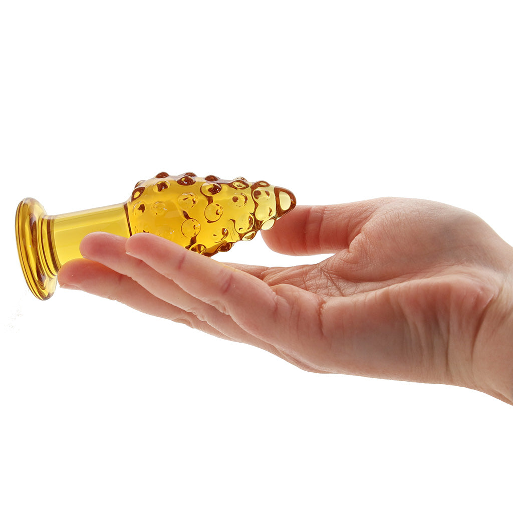 gläs Cornstar 4 Inch Glass Butt Plug Anal Sex Toys > Butt Plugs - Tophatter Daily Deals