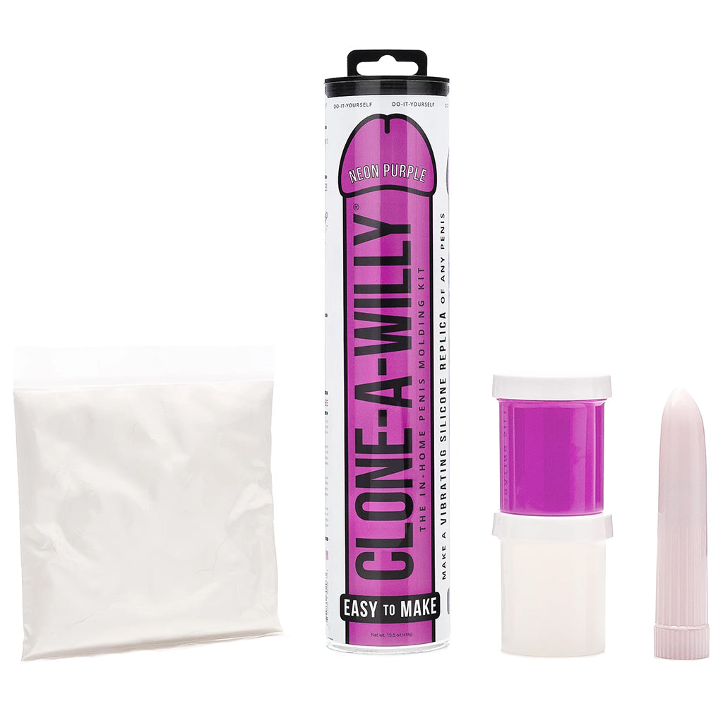 Clone-A-Willy Vibrator Kit in Neon Purple Dildo Sex Toys > Realistic Dildos - Tophatter Daily Deals