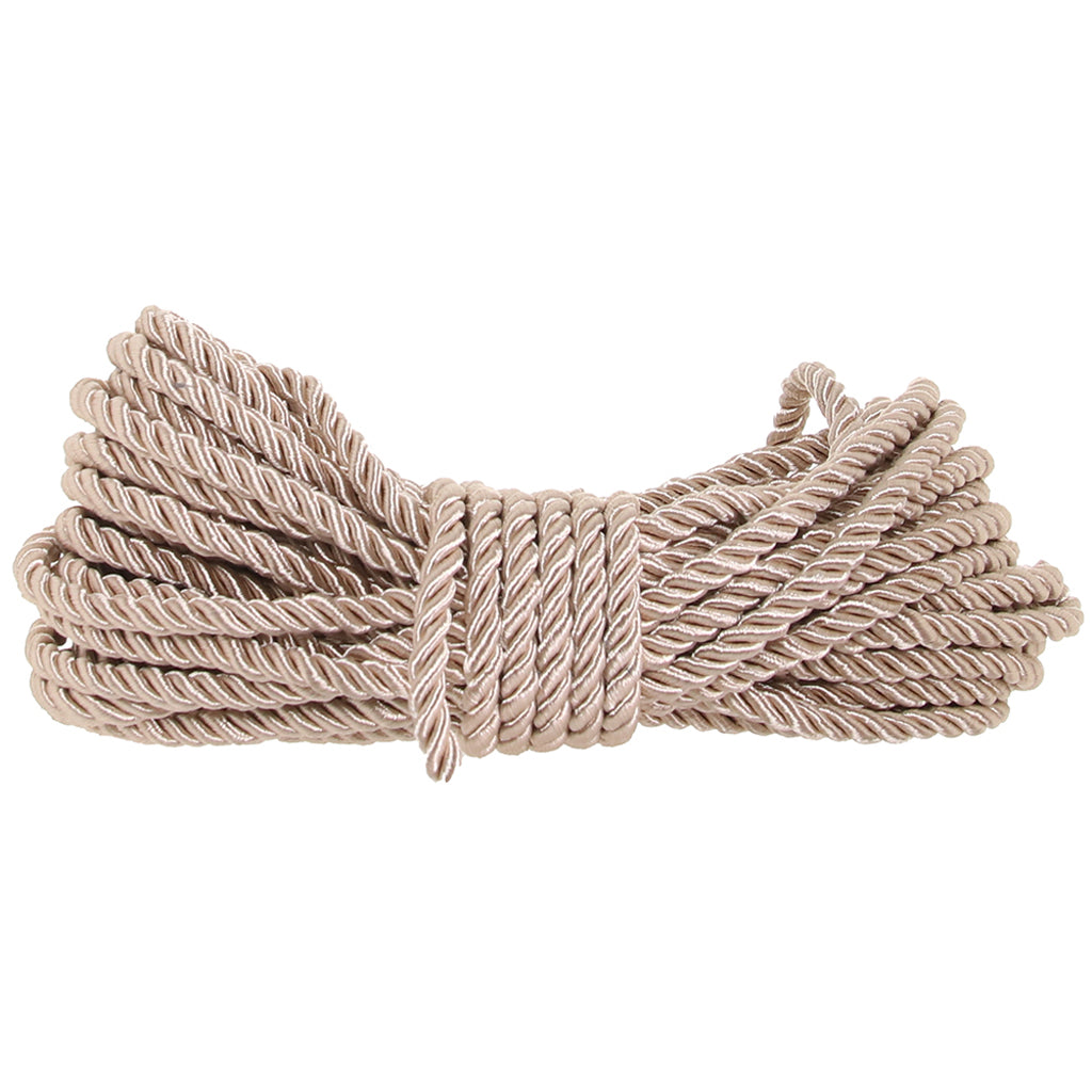 Ouch! 32.8'/10m Bondage Rope in Gold Bondage and Fetish > Restraints - Tophatter Daily Deals