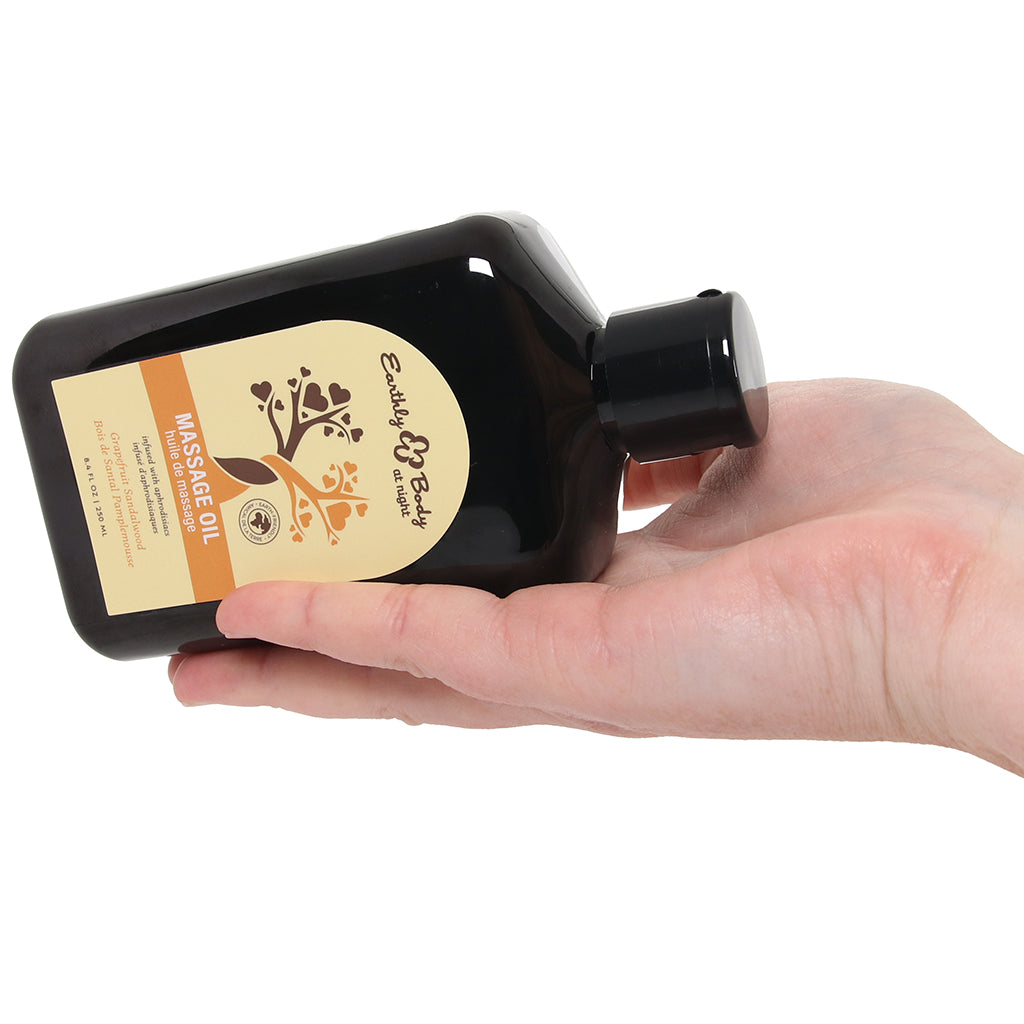 At Night Massage Oil 8.4oz/250ml in Grapefruit Sandalwood - Tophatter's Adult Sex Toys Online Lubes and Lotions > Erotic Massage Oils - Tophatter Daily Deals
