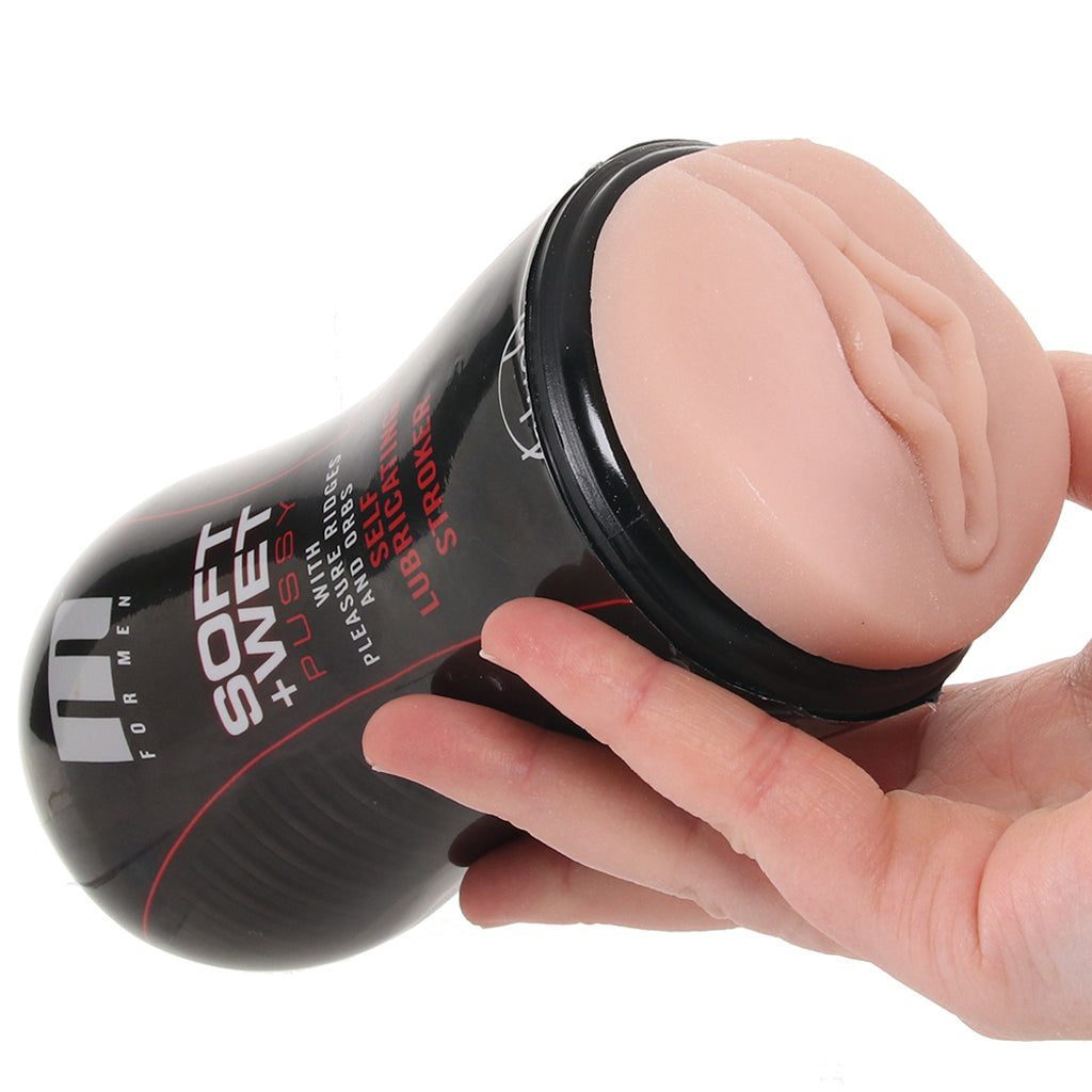 M For Men Soft + Wet Pussy in Pleasure Ridges & Orbs - Tophatter's Adult Products Male Masturbators > Pocket Strokers - Tophatter Daily Deals