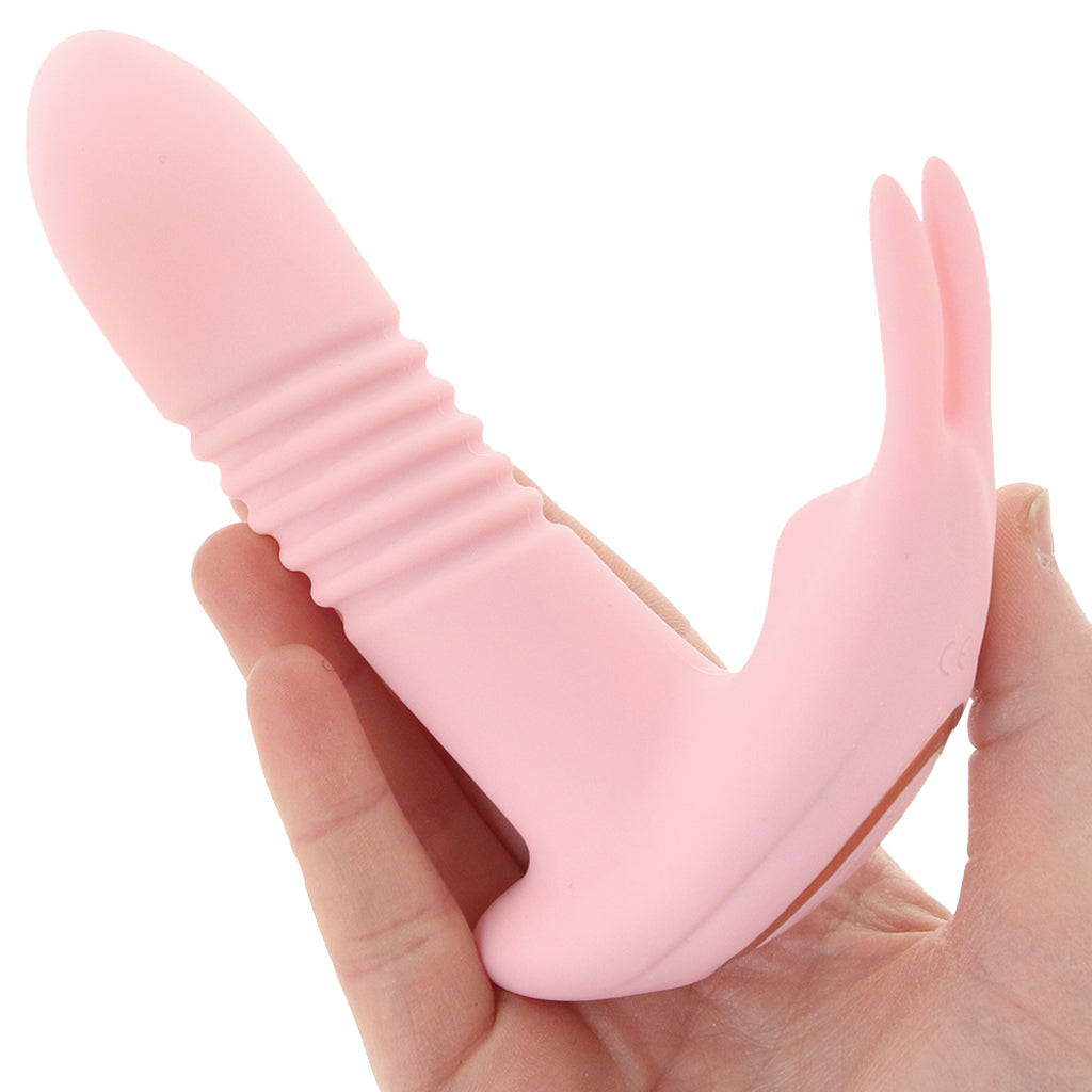 OMG Plaisir+ Wearable Thrusting Clitoral & G-spot Vibe Vibrators > Wearable & Panty Vibrators - Tophatter Daily Deals