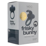 Frisky Bunny Vibrating Ring in Black Pearl - Tophatter's Vibrator Deals Online Cock Rings - Tophatter Daily Deals