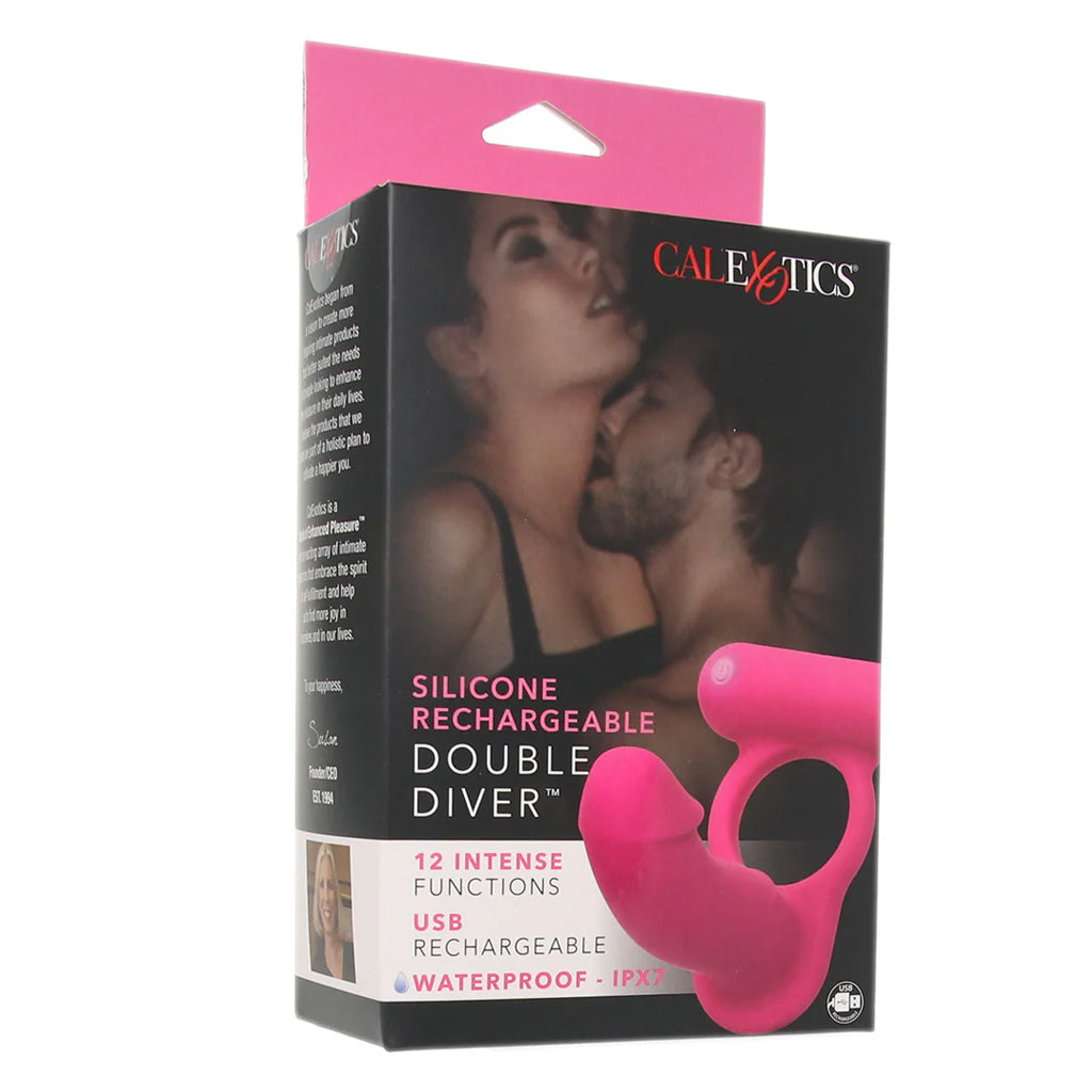 Double Diver Vibrating Ring Cock Rings - Tophatter Daily Deals