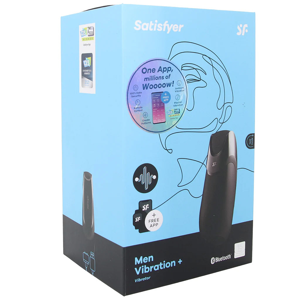 Satisfyer Men Vibration + Stroker Male Masturbators > Vibrating - Tophatter Daily Deals