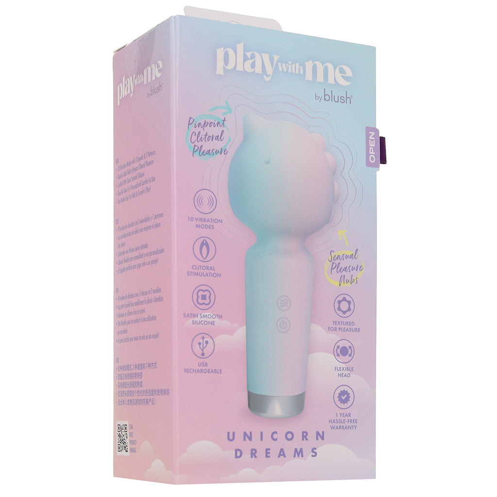 Play With Me Unicorn Dreams Wand Vibe - Tophatter's Adult Sex Toys Online Vibrators > Clitoral Stimulators - Tophatter Daily Deals