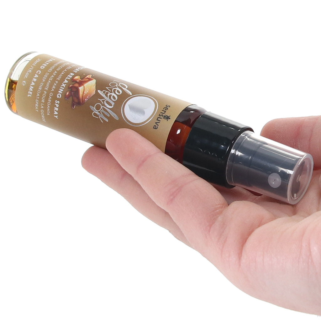 Deeply Love You Throat Relaxing Spray 1oz in Salted Caramel - Tophatter's Adult Products Lubes and Lotions > Female Enhancement - Tophatter Daily Deals