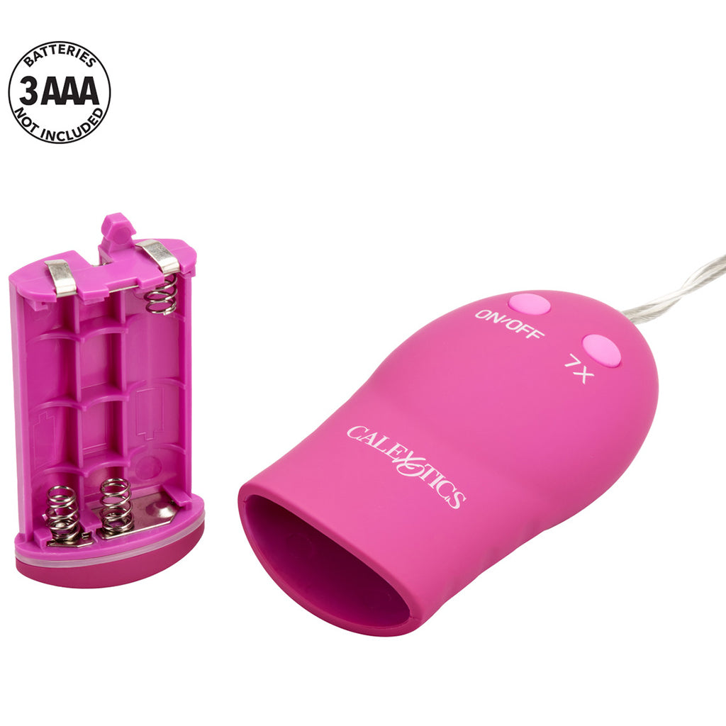 7 Function Power Play Egg Vibe in Pink Vibrators > Bullet and Egg Vibrators - Tophatter Daily Deals