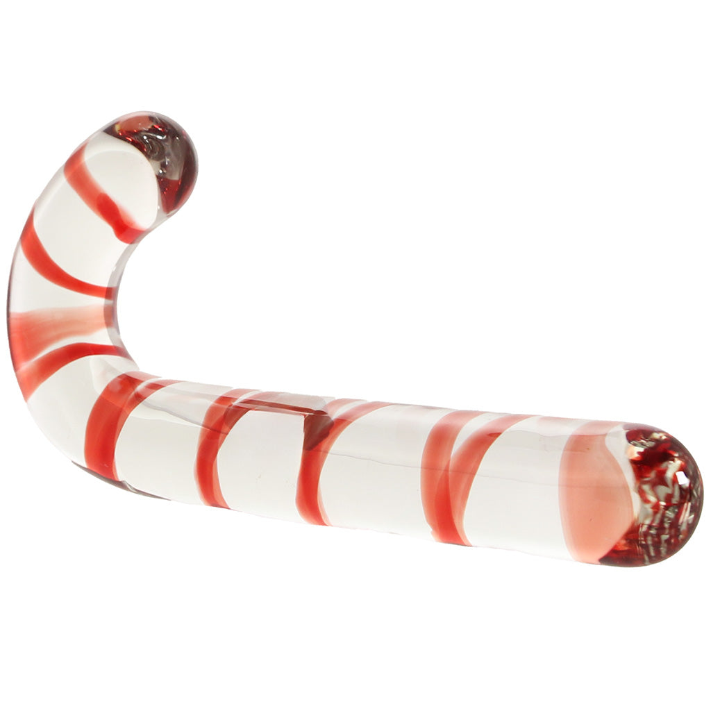 gläs Candy Cane Dream Glass Dildo Dildo Sex Toys > G-Spot Dildos - Tophatter Daily Deals