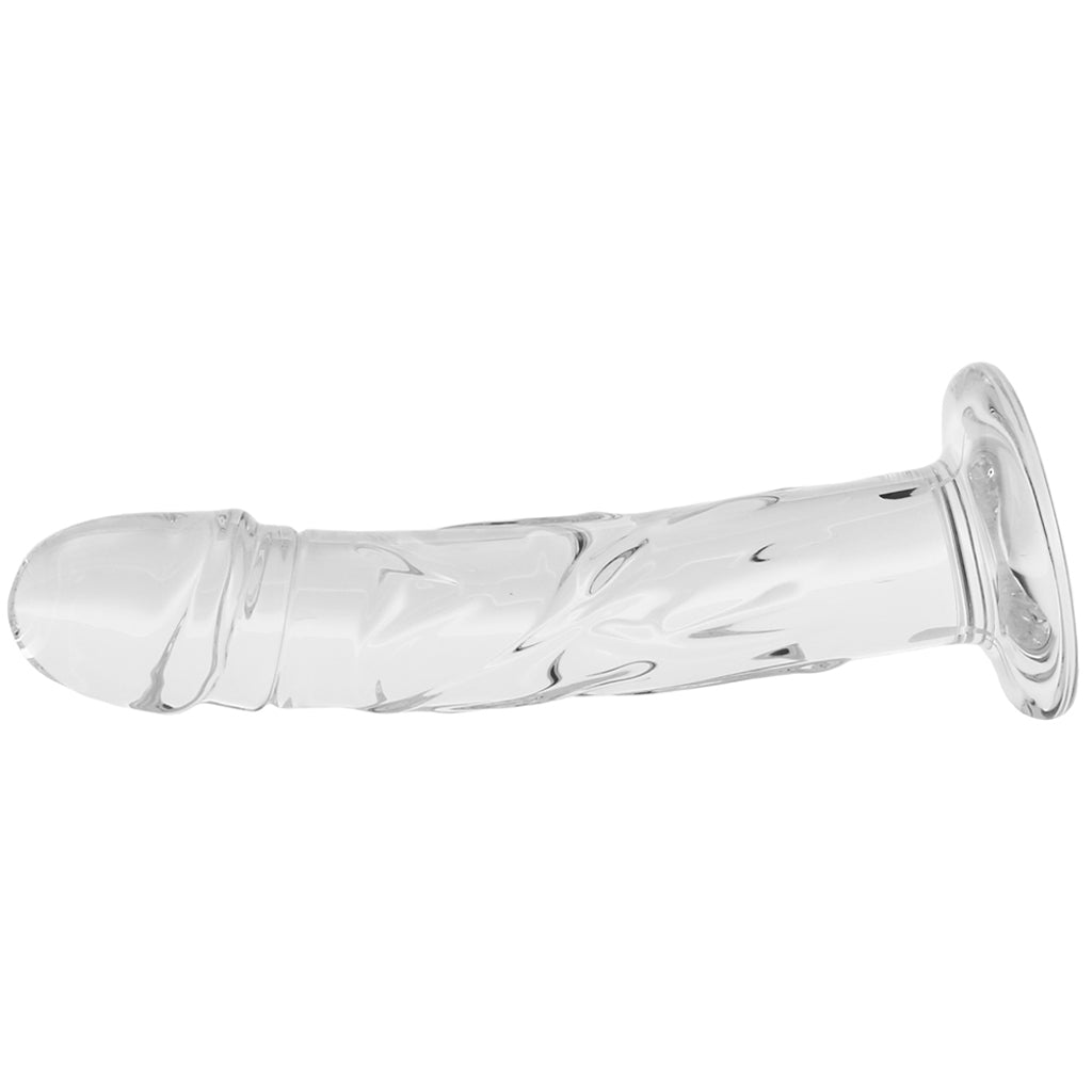 Blown Medium 7 Inch Realistic Glass Dildo - Tophatter's Adult Products Dildo Sex Toys > Pyrex Glass Dildos - Tophatter Daily Deals
