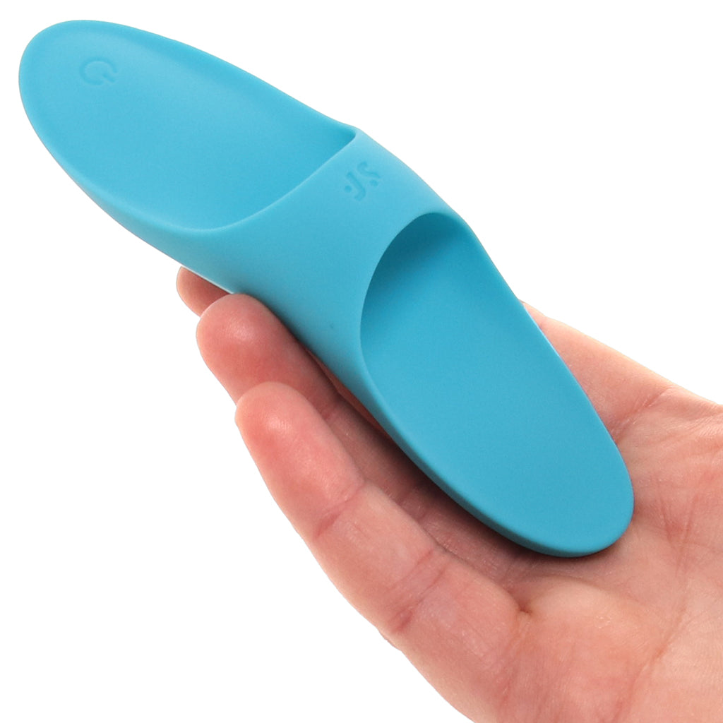 Satisfyer Teaser Finger Vibe in Light Blue Vibrators > Finger Vibrators - Tophatter Daily Deals