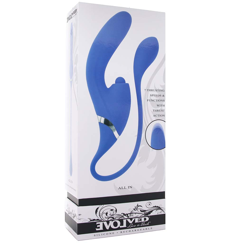 All In Thrusting Vibe with Anal Probe Vibrators > Rabbit Vibrators - Tophatter Daily Deals