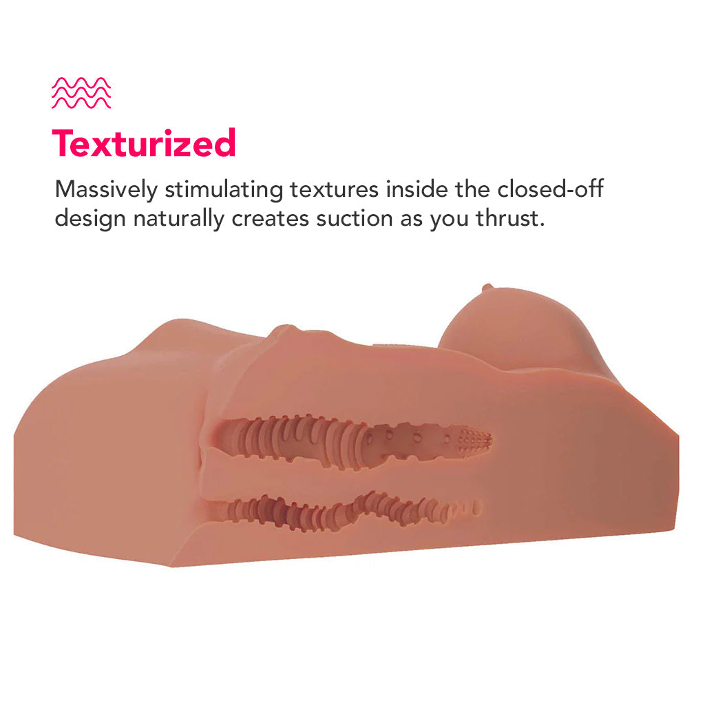 PDX Plus Perfect DD's Masturbator in Tan Male Masturbators > Realistic Butts - Tophatter Daily Deals