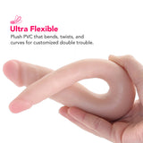Dr. Skin Mini 12 Inch Double Dildo in Vanilla Dildo Sex Toys > Double Ended Dildos - Tophatter Daily Deals