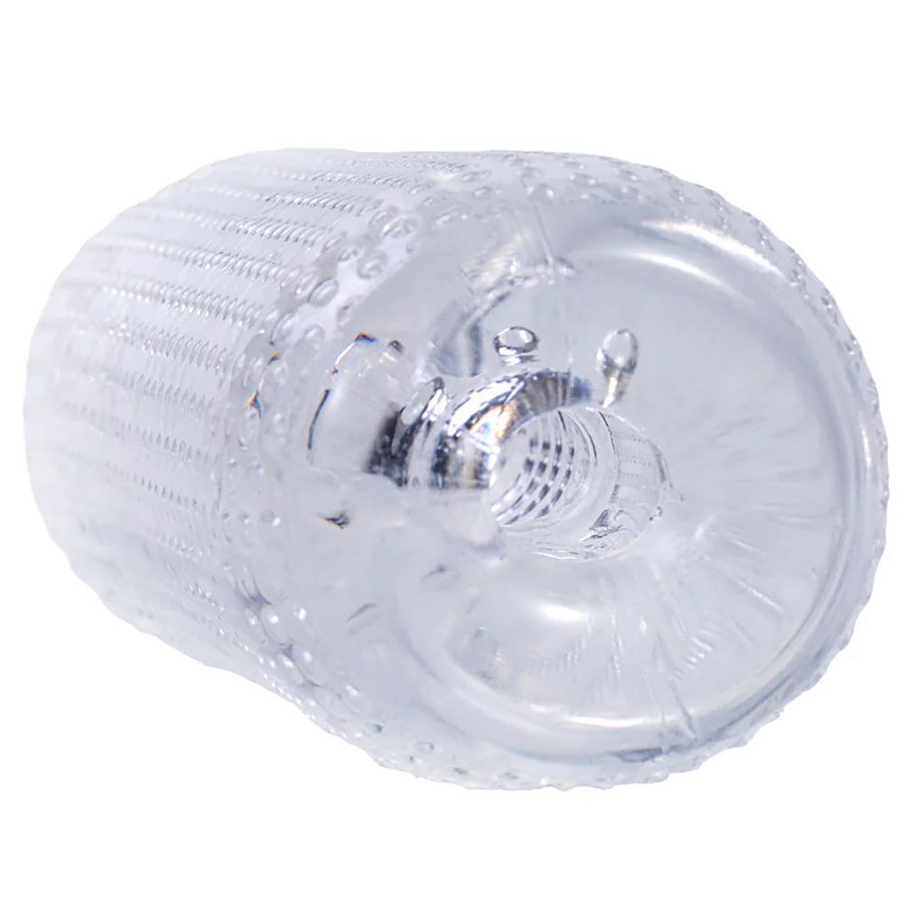 Royce Crystal Masturbator in Clear - Tophatter's Adult Products Male Masturbators > Pocket Strokers - Tophatter Daily Deals