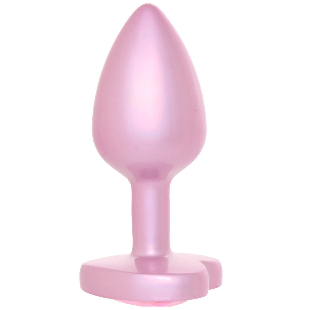 Booty Bling Pink Metal Jewelled Butt Plug in Small Anal Sex Toys > Butt Plugs - Tophatter Daily Deals