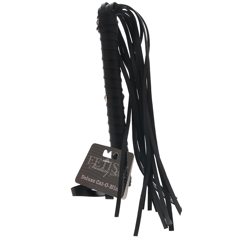 Fetish Fantasy Deluxe Cat-O-Nine Whip - Tophatter's Adult Products Bondage and Fetish > Whips and Crops - Tophatter Daily Deals