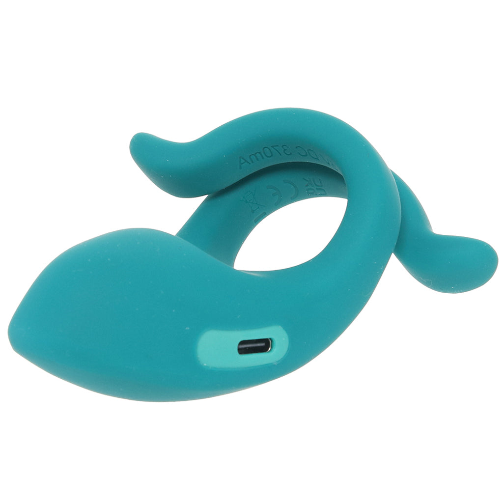 Dame Hug Vibrating Adjustable Couples Ring in Fir - Tophatter's Vibrator Deals Online Cock Rings - Tophatter Daily Deals