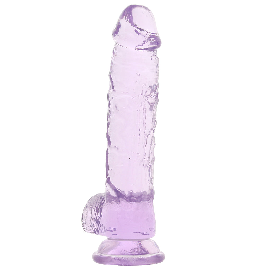 RealRock 5 Inch Realistic Ballsy Dildo in Purple Dildo Sex Toys > Realistic Dildos - Tophatter Daily Deals