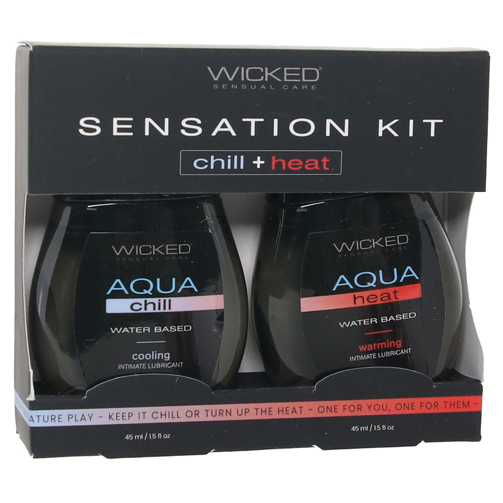 Chill + Heat Sensation Lube Kit Lubes and Lotions > Water Based Sex Lubes - Tophatter Daily Deals