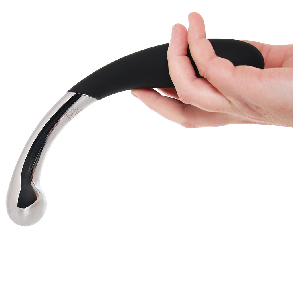 Sweet Pressure Metal & Silicone G-Spot Wand Dildo Sex Toys > G-Spot Dildos - Tophatter Daily Deals