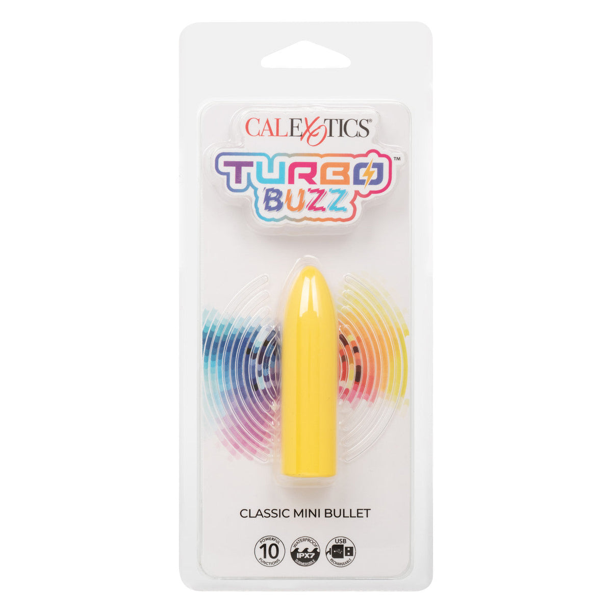 Turbo Buzz Classic Mini Bullet Vibe in Yellow Vibrators > Bullet and Egg Vibrators - Tophatter Daily Deals
