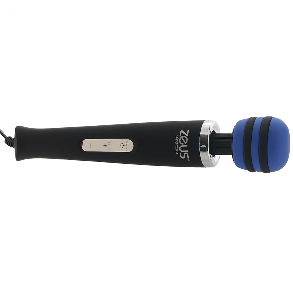 Zeus Blue Arc Plug In E-Stim Vibrating Wand Vibrators > Wands - Tophatter Daily Deals