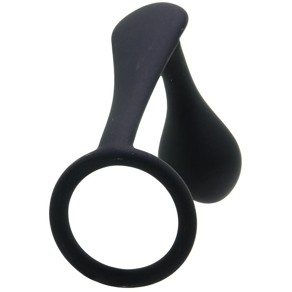 Cock Ring with P-Spot Plug - Tophatter's Adult Products Anal Sex Toys > Prostate Massagers - Tophatter Daily Deals