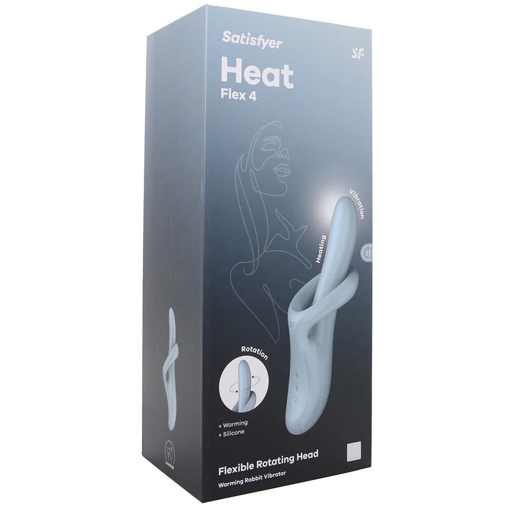 Satisfyer Heat Flex 4 Rotating Rabbit Vibe Vibrators > Rabbit Vibrators - Tophatter Daily Deals